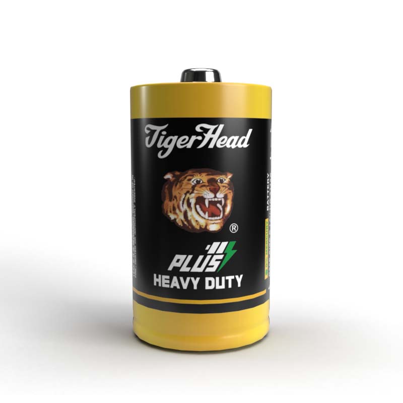 Tiger Head Battery Carbon Zinc Plus Heavy Duty Battery R20p