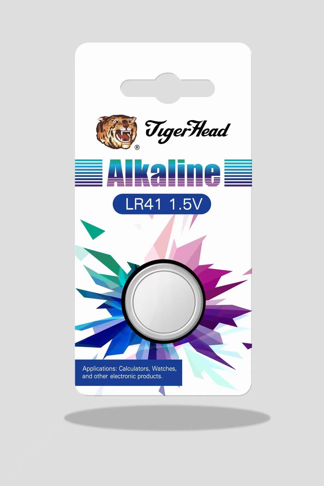 Tiger Head Alkaline Button Cell Battery LR41