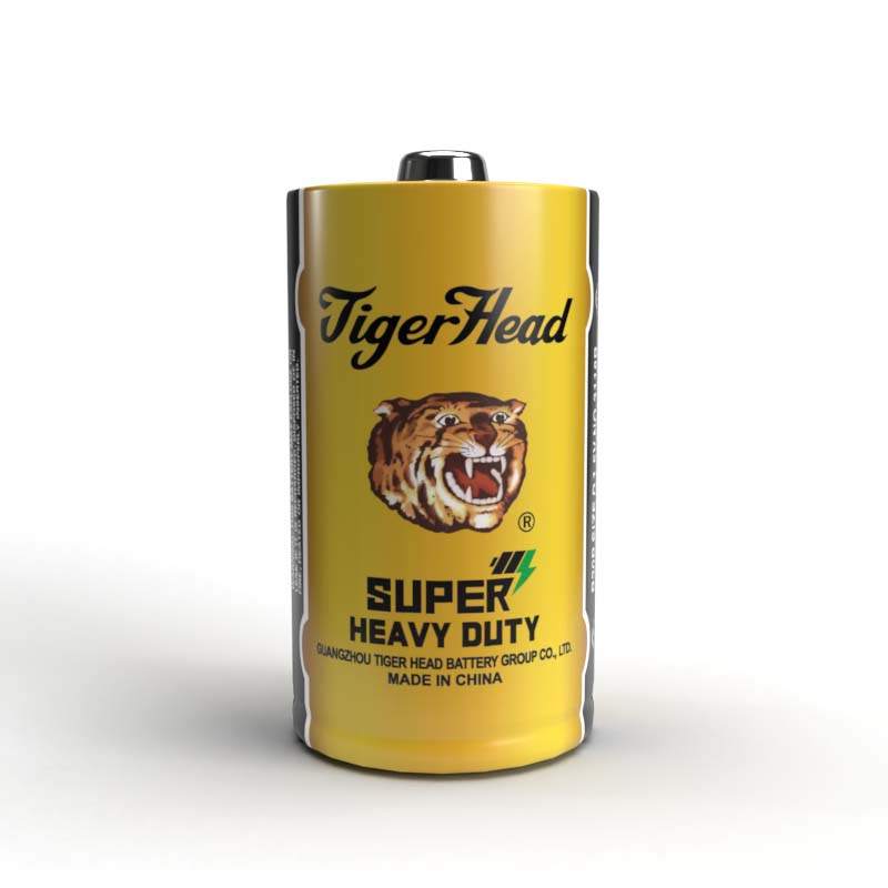 Tiger Head Battery Carbon Zinc Super Heavy Duty Battery D Size R20p