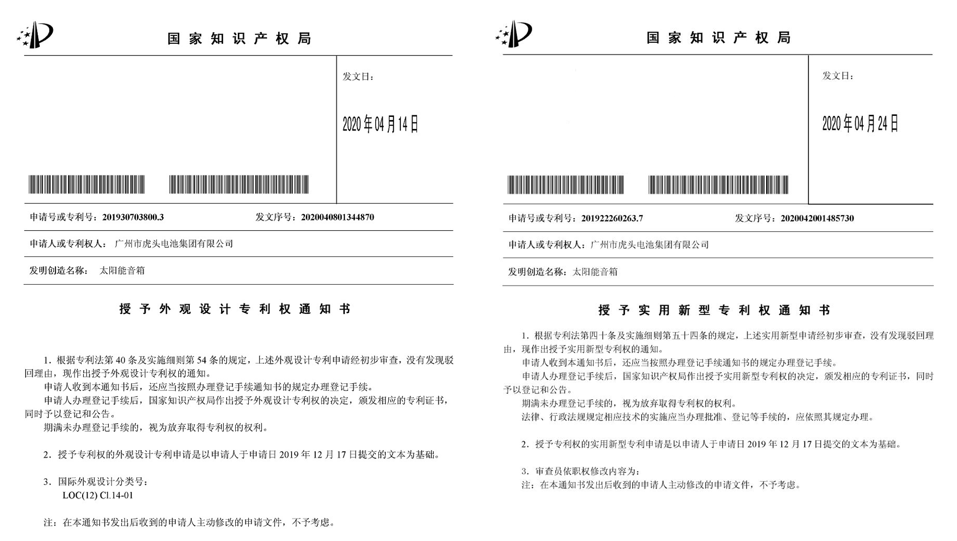 Tiger Head Company Obtained  Two New Patent Licenses